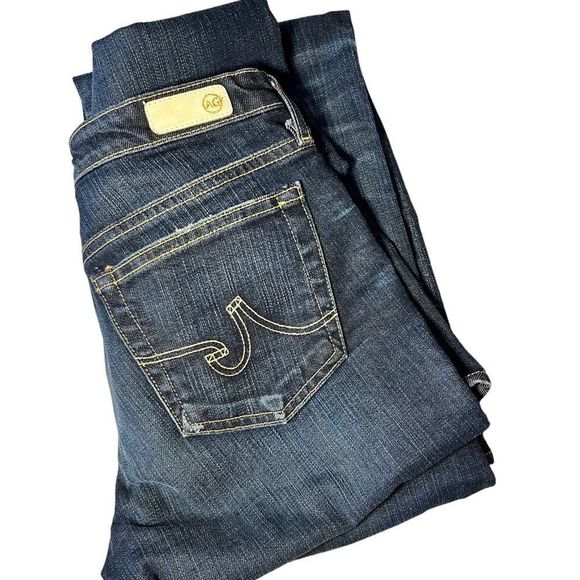 Jeans by Adriano Goldshmeid Dark Wash Boot Cut  Style Angel Sz 30R - Picture 4 of 9